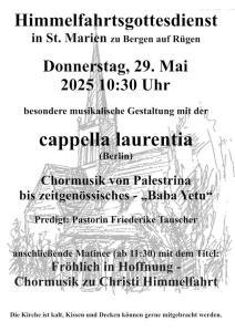 Plakat Himmelfahrtsgottesdienst