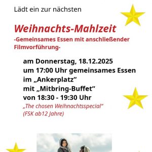 Werbung Weihnachtsepisode - THE CHOSEN