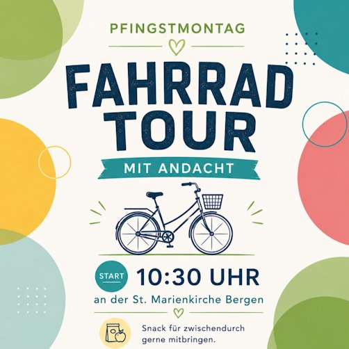 Fahradtour Pfingstmontag