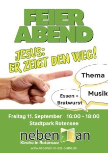 Plakat für Feierabend am 11.10.2026